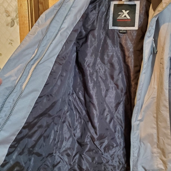 Zeroexposur outer shell jacket polyester gray size S - Picture 10 of 13